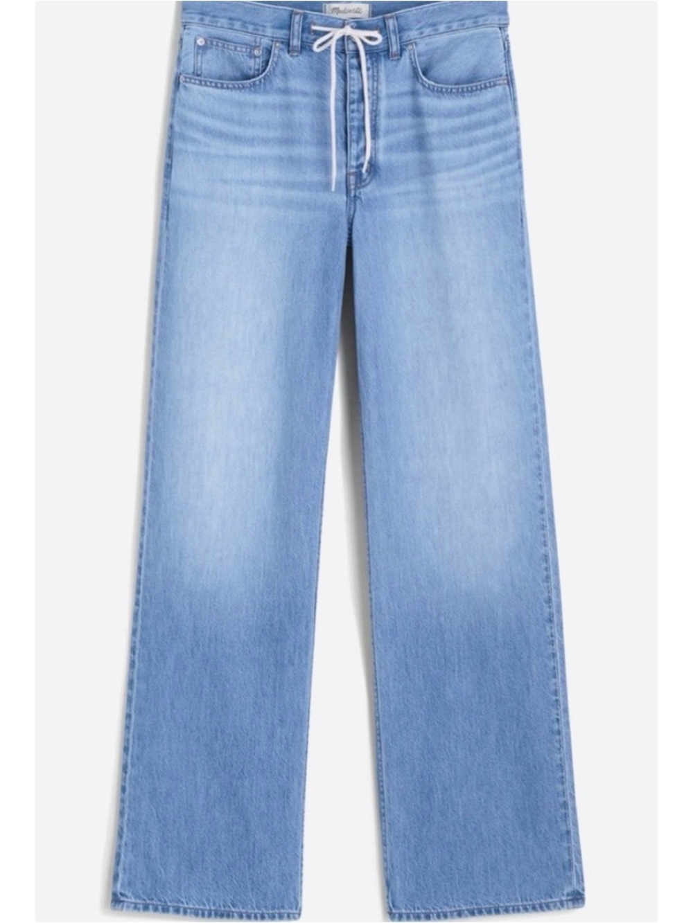 Light Wash Wide Leg Jeans - Women